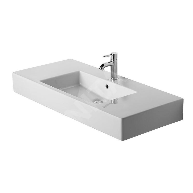 Duravit Vero - Lavabo 1050x490 mm, avec un trou pour robinet, avec WonderGliss, blanc alpin 03291000001 Duravit Vero - Lavabo 1050x490 mm, avec un trou pour robinet, avec WonderGliss, blanc alpin 03291000001