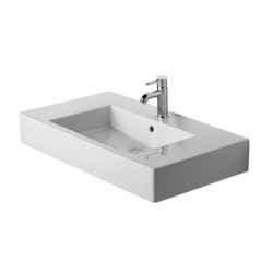 Duravit Vero - Lavabo 850x490 mm, avec un trou pour robinetterie, blanc alpin 0329850000