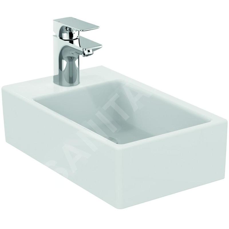 Ideal Standard Strada - Lavabo 450x270x130 mm, 1 ouverture pour mitigeur, avec Ideal Plus, blanc K0817MA