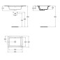 Ideal Standard Strada - Lavabo 595x440x170 mm, blanc K077901 Ideal Standard Strada - Lavabo 595x440x170 mm, blanc K077901