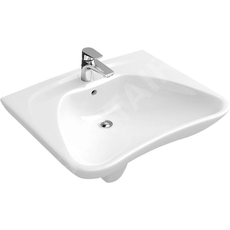 Villeroy & Boch ViCare - Lavabo Vita, 600 mm x 490 mm, blanc - lavabo un trou, sans trop-plein 71196101 Villeroy & Boch ViCare - Lavabo Vita, 600 mm x 490 mm, blanc - lavabo un trou, sans trop-plein 71196101