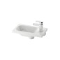 Ravak Chrome - Lave-mains 400x220 mm, avec un trou pour robinet à droite, blanc XJGP1100000 Ravak Chrome - Lave-mains 400x220 mm, avec un trou pour robinet à droite, blanc XJGP1100000