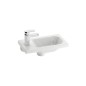Ravak Chrome - Lave-mains 400x220 mm, avec un trou pour robinet à gauche, blanc XJGL1100000 Ravak Chrome - Lave-mains 400x220 mm, avec un trou pour robinet à gauche, blanc XJGL1100000
