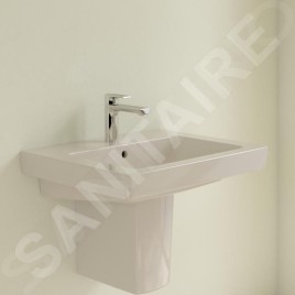 Villeroy & Boch Subway 2.0 - Lavabo avec trop-plein, 600x470 mm, avec CeramicPlus, blanc cassé 711360R3