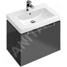 Villeroy & Boch Subway 2.0 - Lavabo avec trop-plein, 550x440 mm, avec CeramicPlus, blanc alpin 7113F5R1