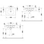 Duravit Viu - Lavabo 630x490 mm, avec un trou pour robinet, avec WonderGliss, blanc alpin 23446300001 Duravit Viu - Lavabo 630x490 mm, avec un trou pour robinet, avec WonderGliss, blanc alpin 23446300001