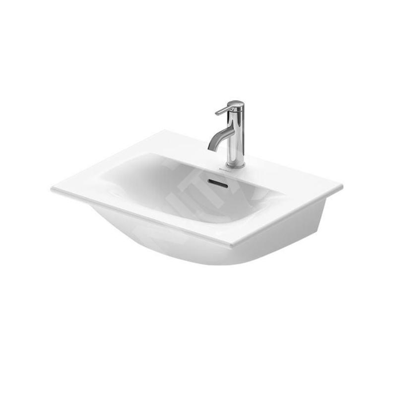 Duravit Viu - Lavabo 530x430 mm, avec un trou pour robinet, avec WonderGliss, blanc alpin 23445300001 Duravit Viu - Lavabo 530x430 mm, avec un trou pour robinet, avec WonderGliss, blanc alpin 23445300001