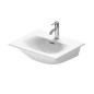 Duravit Viu - Lavabo 530x430 mm, avec un trou pour robinet, avec WonderGliss, blanc alpin 23445300001 Duravit Viu - Lavabo 530x430 mm, avec un trou pour robinet, avec WonderGliss, blanc alpin 23445300001