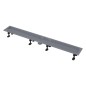 Alcadrain Douchegoten - Caniveau de douche Optimal 650 mm, avec rebord pour grille perforée ou insertion de tuiles, sans