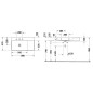 Duravit DuraSquare - Lavabo 800x470 mm, gauche, DuraCeram, blanc alpin 2348800070 Duravit DuraSquare - Lavabo 800x470 mm, gauche, DuraCeram, blanc alpin 2348800070