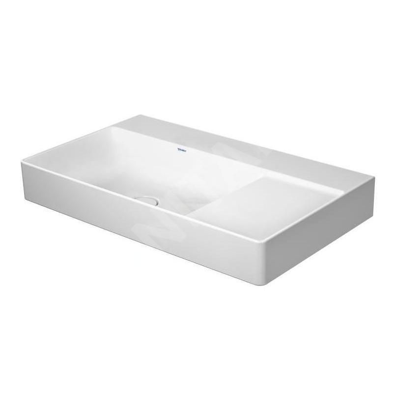 Duravit DuraSquare - Lavabo 800x470 mm, gauche, DuraCeram, avec WonderGliss, blanc alpin 23488000701 Duravit DuraSquare - Lavabo 800x470 mm, gauche, DuraCeram, avec WonderGliss, blanc alpin 23488000701