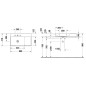 Duravit DuraSquare - Meuble-lavabo 800x470 mm, avec un trou pour robinet à gauche, DuraCeram, blanc alpin 2348800071 Duravit DuraSquare - Meuble-lavabo 800x470 mm, avec un trou pour robinet à gauche, DuraCeram, blanc alpin 2348800071