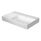 Duravit DuraSquare - Lavabo 800x470 mm, sans trop-plein, sans trou pour robinetterie, droit, DuraCeram, blanc 2349800070 Duravit DuraSquare - Lavabo 800x470 mm, sans trop-plein, sans trou pour robinetterie, droit, DuraCeram, blanc 2349800070