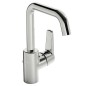 Hansa Polo - Mitigeur de lavabo avec garniture de vidage, levier latéral, chrome 51552293
