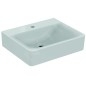 Ideal Standard Connect - Lavabo Cube 550x460x175 mm, 1 ouverture pour mitigeur, avec Ideal Plus, blanc E8113MA Ideal Standard Connect - Lavabo Cube 550x460x175 mm, 1 ouverture pour mitigeur, avec Ideal Plus, blanc E8113MA