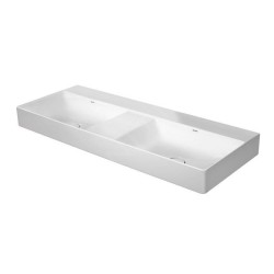 Duravit DuraSquare - Meuble-lavabo double 1200x470 mm, DuraCeram, blanc alpin 2353120079