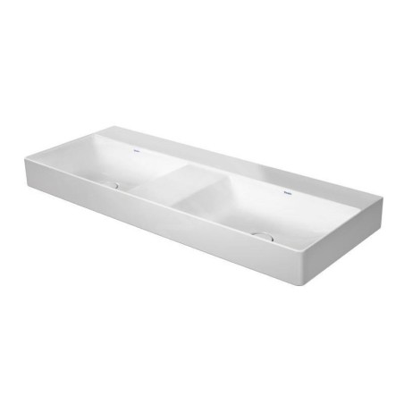 Duravit DuraSquare - Meuble-lavabo double 1200x470 mm, DuraCeram, blanc alpin 2353120079