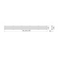 Alcadrain Grilles - Grille double face DOUBLE 750 mm, acier inoxydable DOUBLE-750M