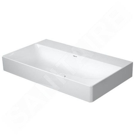 Duravit DuraSquare - Meuble-lavabo 800x470 mm, DuraCeram, avec WonderGliss, blanc alpin 23538000791