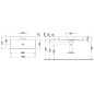 Duravit DuraSquare - Meuble-lavabo 1000x470 mm, avec un trou pour robinet, DuraCeram, blanc alpin 2353100071 Duravit DuraSquare - Meuble-lavabo 1000x470 mm, avec un trou pour robinet, DuraCeram, blanc alpin 2353100071