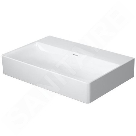 Duravit DuraSquare - Meuble-lavabo Compact 600x400 mm, DuraCeram, avec WonderGliss, blanc alpin 23566000791