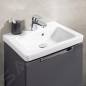 Villeroy & Boch Subway 2.0 - Meuble lave-mains 450x370 mm, avec trop-plein et trou pour robinetterie, blanc 7315F501