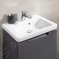 Villeroy & Boch Subway 2.0 - Meuble lave-mains 450x370 mm, avec trop-plein et trou pour la robinetterie, CeramicPlus, blanc