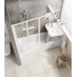 Ravak BeHappy II - Lavabo d'angle 550x665 mm, avec 1 point d'amorçage, droite, blanc XJAP1100001 Ravak BeHappy II - Lavabo d'angle 550x665 mm, avec 1 point d'amorçage, droite, blanc XJAP1100001