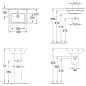 Villeroy & Boch Subway 2.0 - Lave-mains 450x370 mm, avec trop-plein et un trou pour robinetterie, Ceramicplus, blanc 731545R1