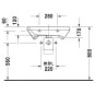 Duravit DuraStyle - Lavabo Med, 650x570 mm, avec un trou pour robinetterie, blanc 2330650000