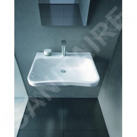 Duravit DuraStyle - Lavabo Med, 650x570 mm, avec un trou pour robinetterie, blanc 2330650000