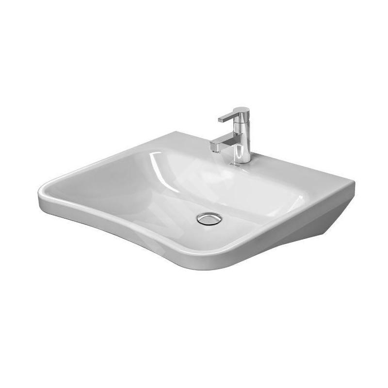 Duravit DuraStyle - Lavabo Med, 650x570 mm, sans trou, avec WonderGliss, blanc alpin 23306500701 Duravit DuraStyle - Lavabo Med, 650x570 mm, sans trou, avec WonderGliss, blanc alpin 23306500701