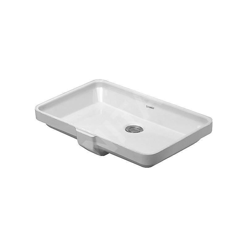 Duravit 2nd floor - Lavabo sans trou avec trop-plein, 525 mm x 350 mm, blanc - lavabo, avec WonderGliss 03165300001 Duravit 2nd floor - Lavabo sans trou avec trop-plein, 525 mm x 350 mm, blanc - lavabo, avec WonderGliss 03165300001