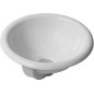 Duravit Architec - Lavabo sans trou avec trop-plein, diamètre 400 mm, blanc - lavabo, avec WonderGliss 03184000001 Duravit Architec - Lavabo sans trou avec trop-plein, diamètre 400 mm, blanc - lavabo, avec WonderGliss 03184000001