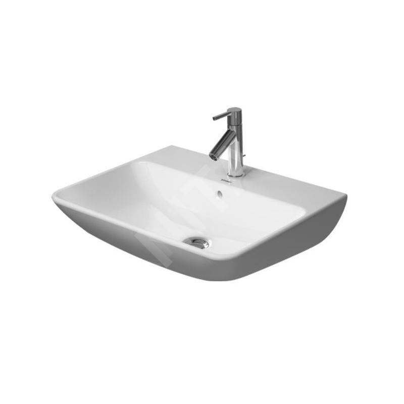 Duravit ME by Starck - Lavabo 650x490 mm, avec 1 trou, avec WonderGliss, blanc alpin 23356500001 Duravit ME by Starck - Lavabo 650x490 mm, avec 1 trou, avec WonderGliss, blanc alpin 23356500001