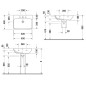 Duravit ME by Starck - Lavabo 650x490 mm, avec 1 trou, avec WonderGliss, blanc alpin 23356500001 Duravit ME by Starck - Lavabo 650x490 mm, avec 1 trou, avec WonderGliss, blanc alpin 23356500001