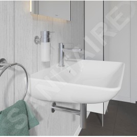 Duravit ME by Starck - Lavabo 650x490 mm, avec 1 trou, avec WonderGliss, blanc alpin 23356500001