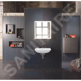 Duravit ME by Starck - Lavabo 650x490 mm, avec 1 trou, avec WonderGliss, blanc alpin 23356500001