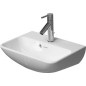 Duravit ME by Starck - Lave-mains 450x320 mm, sans trou pour robinetterie, blanc alpin 0719450010