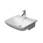 Duravit ME by Starck - Lavabo semi-encastré 550x455 mm, avec 1 trou, avec WonderGliss, blanc alpin 03785500001 Duravit ME by Starck - Lavabo semi-encastré 550x455 mm, avec 1 trou, avec WonderGliss, blanc alpin 03785500001
