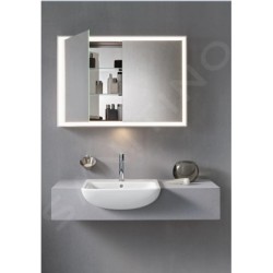 Duravit ME by Starck - Lavabo semi-encastré 550x455 mm, avec 1 trou, avec WonderGliss, blanc alpin 03785500001