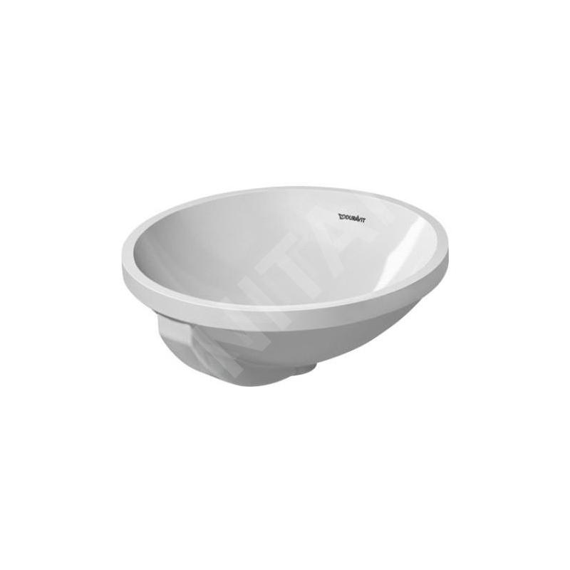 Duravit Architec - Vasque, diamètre 400 mm, sans trou pour robinet, blanc alpin 0468400000 Duravit Architec - Vasque, diamètre 400 mm, sans trou pour robinet, blanc alpin 0468400000