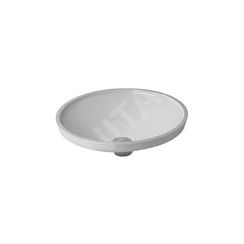 Duravit Architec - Lavabo sans trou sans trop-plein, diamètre 420 mm, blanc - lavabo, avec WonderGliss 03194200001 Duravit Architec - Lavabo sans trou sans trop-plein, diamètre 420 mm, blanc - lavabo, avec WonderGliss 03194200001
