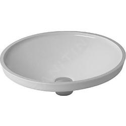 Duravit Architec - Lavabo sans trou sans trop-plein, diamètre 420 mm, blanc - lavabo 0319420000
