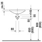 Duravit Architec - Lavabo sans trou sans trop-plein, diamètre 420 mm, blanc - lavabo 0319420000 Duravit Architec - Lavabo sans trou sans trop-plein, diamètre 420 mm, blanc - lavabo 0319420000