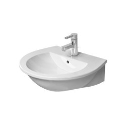 Duravit Darling New - Lavabo 550x480 mm, avec un trou pour robinetterie, blanc alpin 2621550000