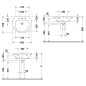 Duravit Darling New - Lavabo 650x550 mm, avec un trou pour robinetterie, avec WonderGliss, blanc alpin 26216500001 Duravit Darling New - Lavabo 650x550 mm, avec un trou pour robinetterie, avec WonderGliss, blanc alpin 26216500001