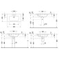 Duravit ME by Starck - Lavabo pour meuble 830x490 mm, sans trou, avec WonderGliss, blanc alpin 23368300601 Duravit ME by Starck - Lavabo pour meuble 830x490 mm, sans trou, avec WonderGliss, blanc alpin 23368300601