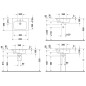 Duravit ME by Starck - Lavabo pour meuble 630x490 mm, avec 1 trou, avec WonderGliss, blanc alpin 23366300001 Duravit ME by Starck - Lavabo pour meuble 630x490 mm, avec 1 trou, avec WonderGliss, blanc alpin 23366300001