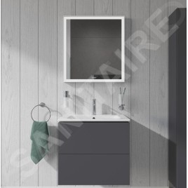 Duravit ME by Starck - Lavabo pour meuble 630x490 mm, avec 1 trou, avec WonderGliss, blanc alpin 23366300001